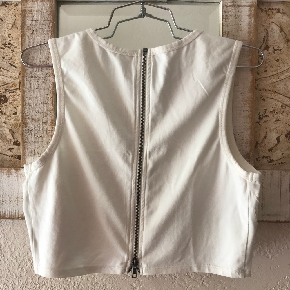Free People Ivory Crop Top - Picture 2 of 2